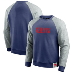 New York Giants Fanatics Darius Rucker Collection Colorblock Pullover Sweatshirt