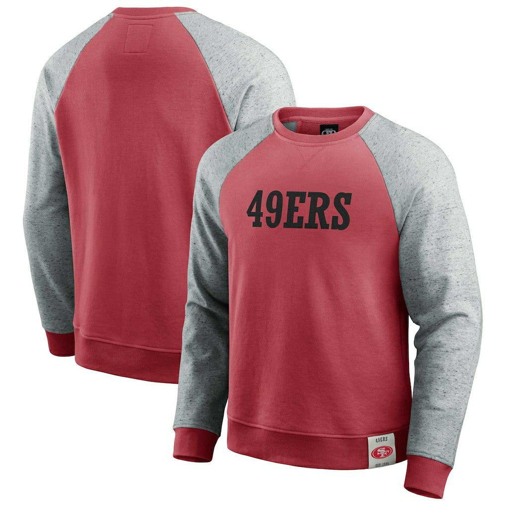 San Francisco 49ers Fanatics Darius Rucker Collection Colorblock Pullover Sweatshirt