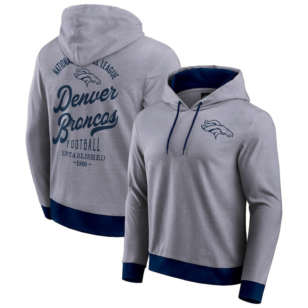 Denver Broncos Fanatics Darius Rucker Collection Tonal Knit Pullover Hoodie
