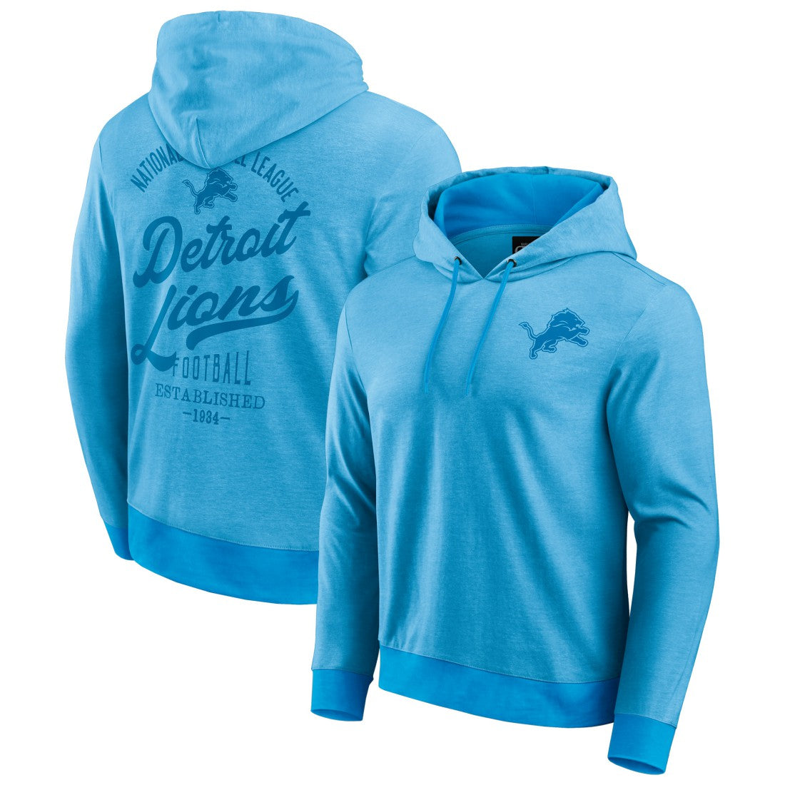 Detroit Lions Fanatics Darius Rucker Collection Tonal Knit Pullover Hoodie