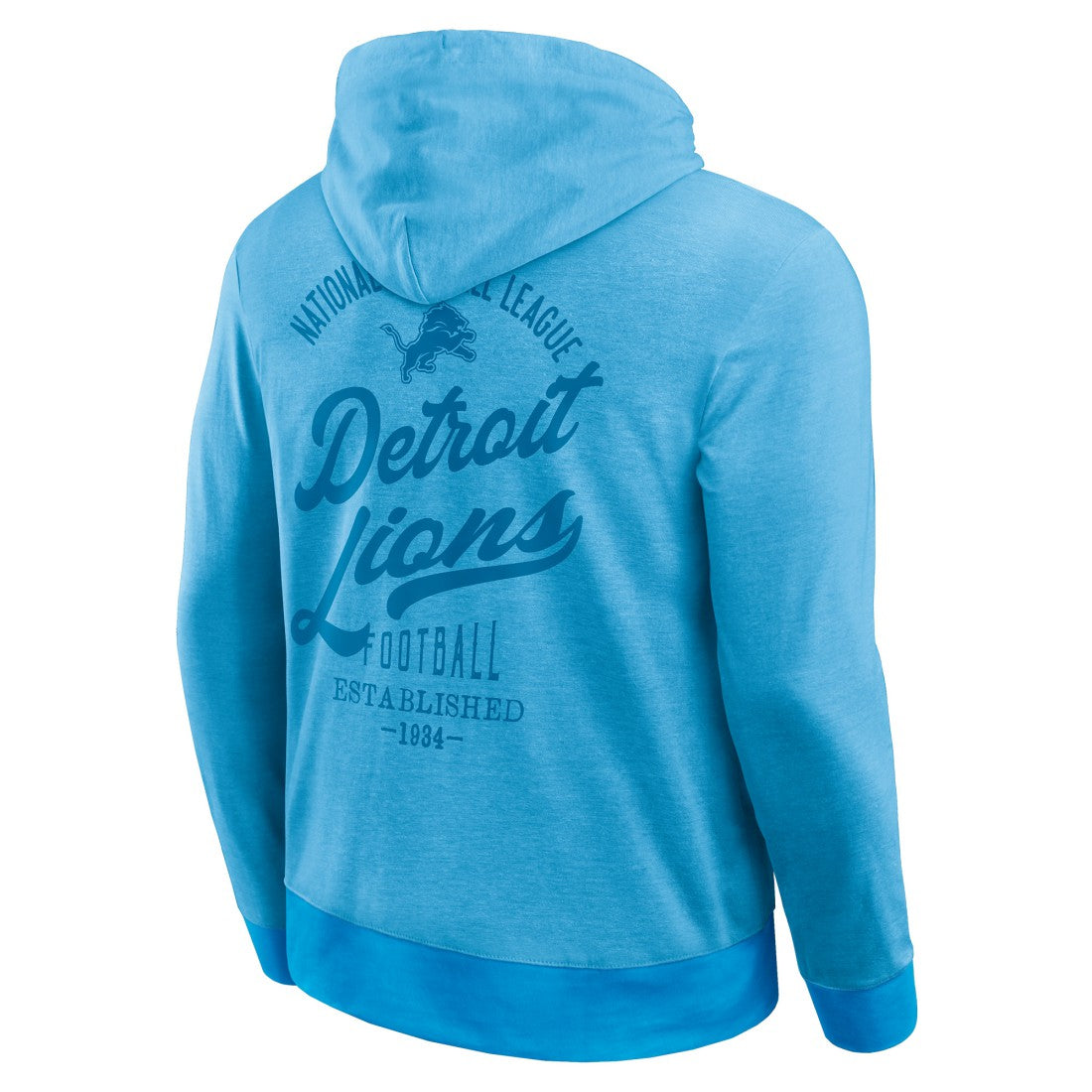 Detroit Lions Fanatics Darius Rucker Collection Tonal Knit Pullover Hoodie