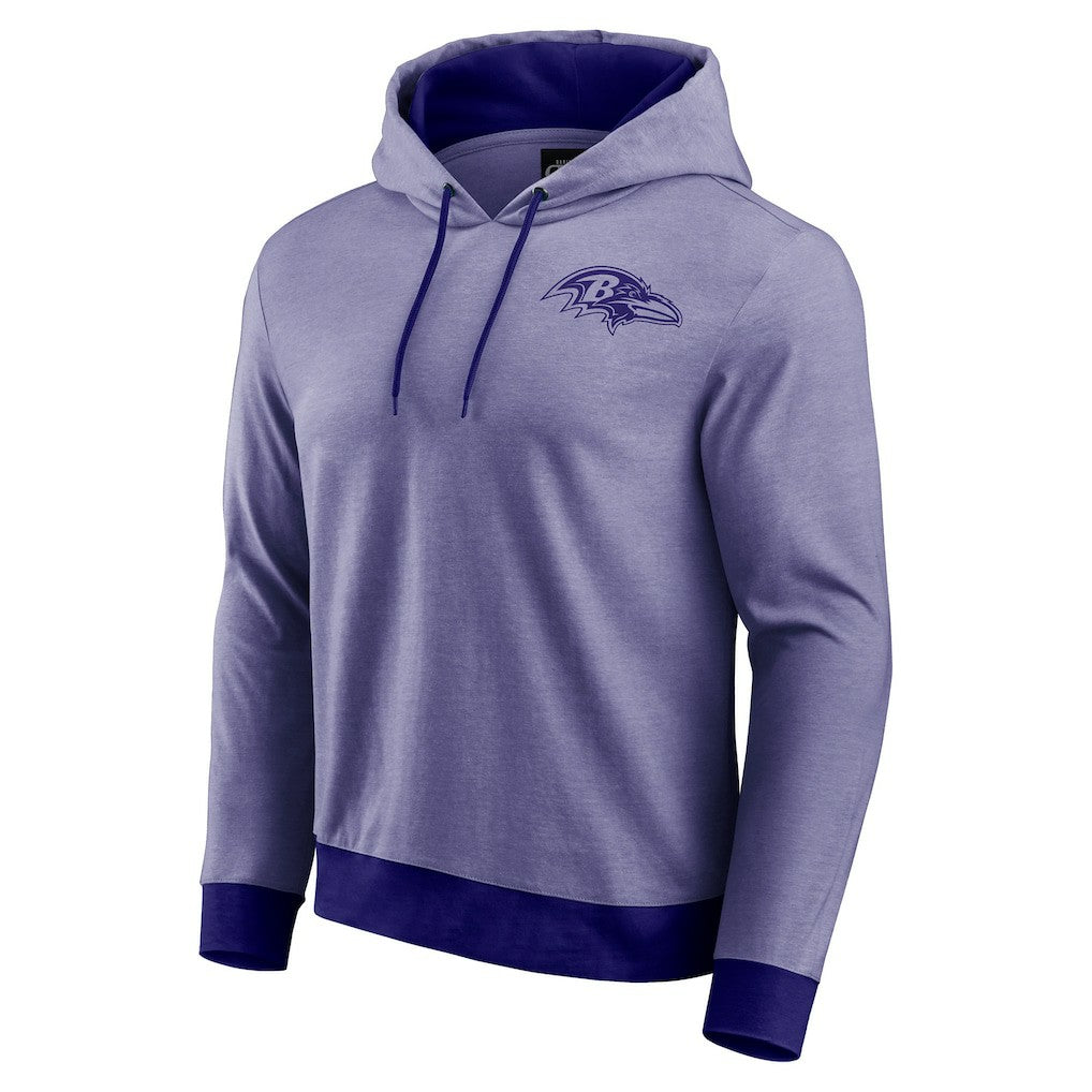 Baltimore Ravens Fanatics Darius Rucker Collection Tonal Knit Pullover Hoodie