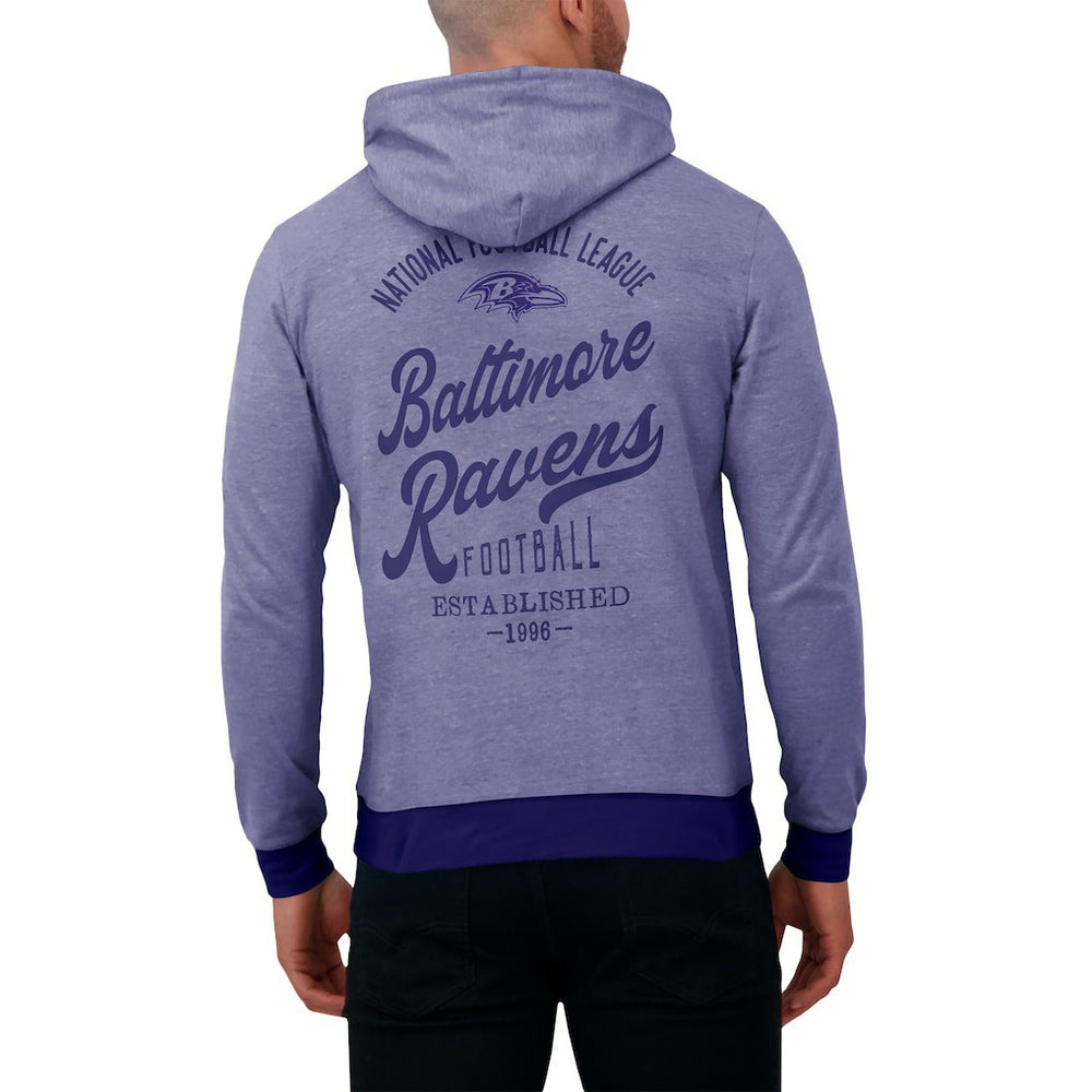 Baltimore Ravens Fanatics Darius Rucker Collection Tonal Knit Pullover Hoodie