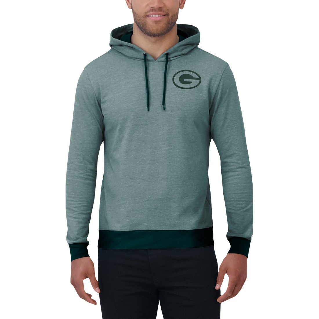Green Bay Packers Fanatics Darius Rucker Collection Tonal Knit Pullover Hoodie