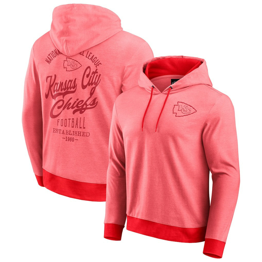 Kansas City Chiefs Fanatics Darius Rucker Collection Tonal Knit Pullover Hoodie