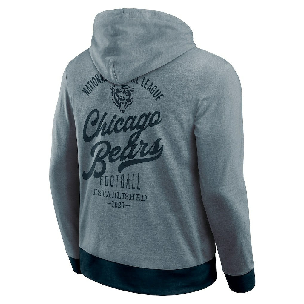 Chicago Bears Fanatics Darius Rucker Collection Tonal Knit Pullover Hoodie