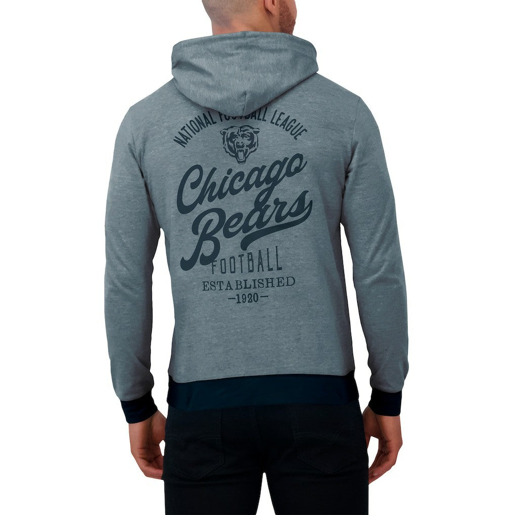 Chicago Bears Fanatics Darius Rucker Collection Tonal Knit Pullover Hoodie