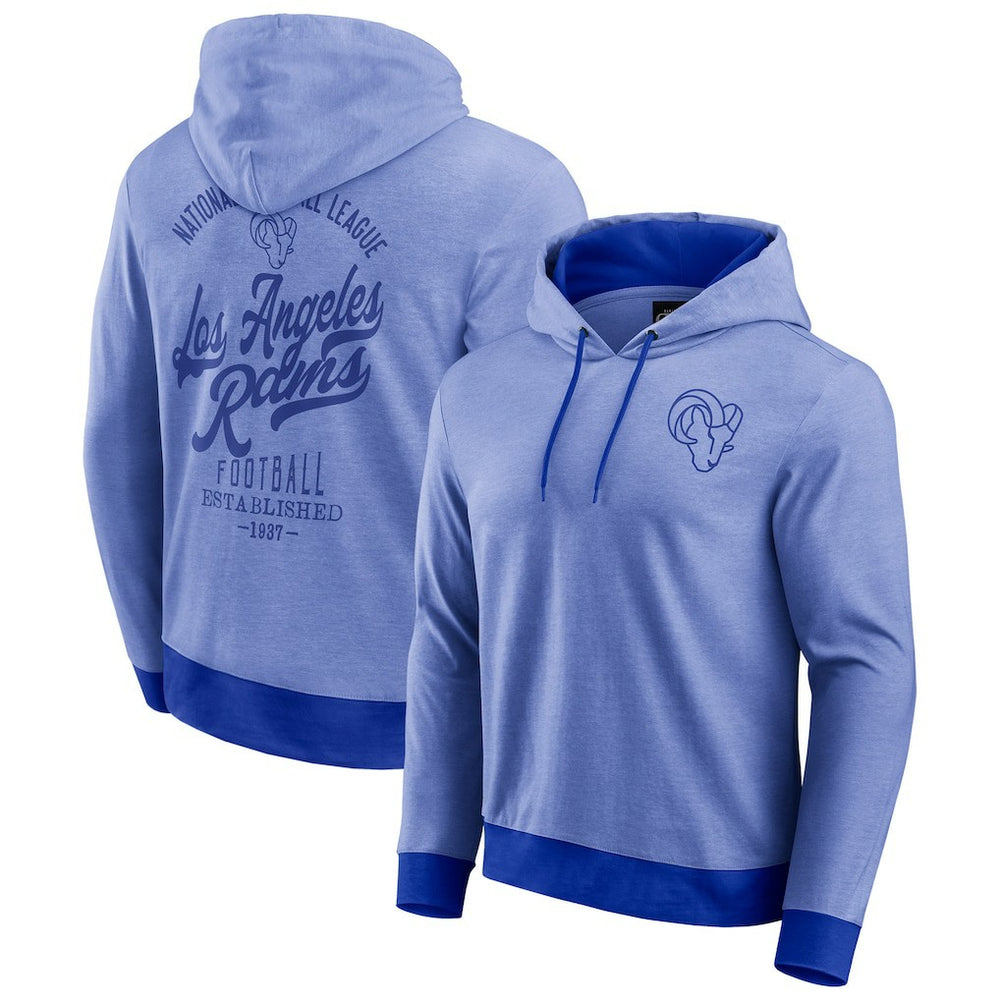 Los Angeles Rams Fanatics Darius Rucker Collection Tonal Knit Pullover Hoodie