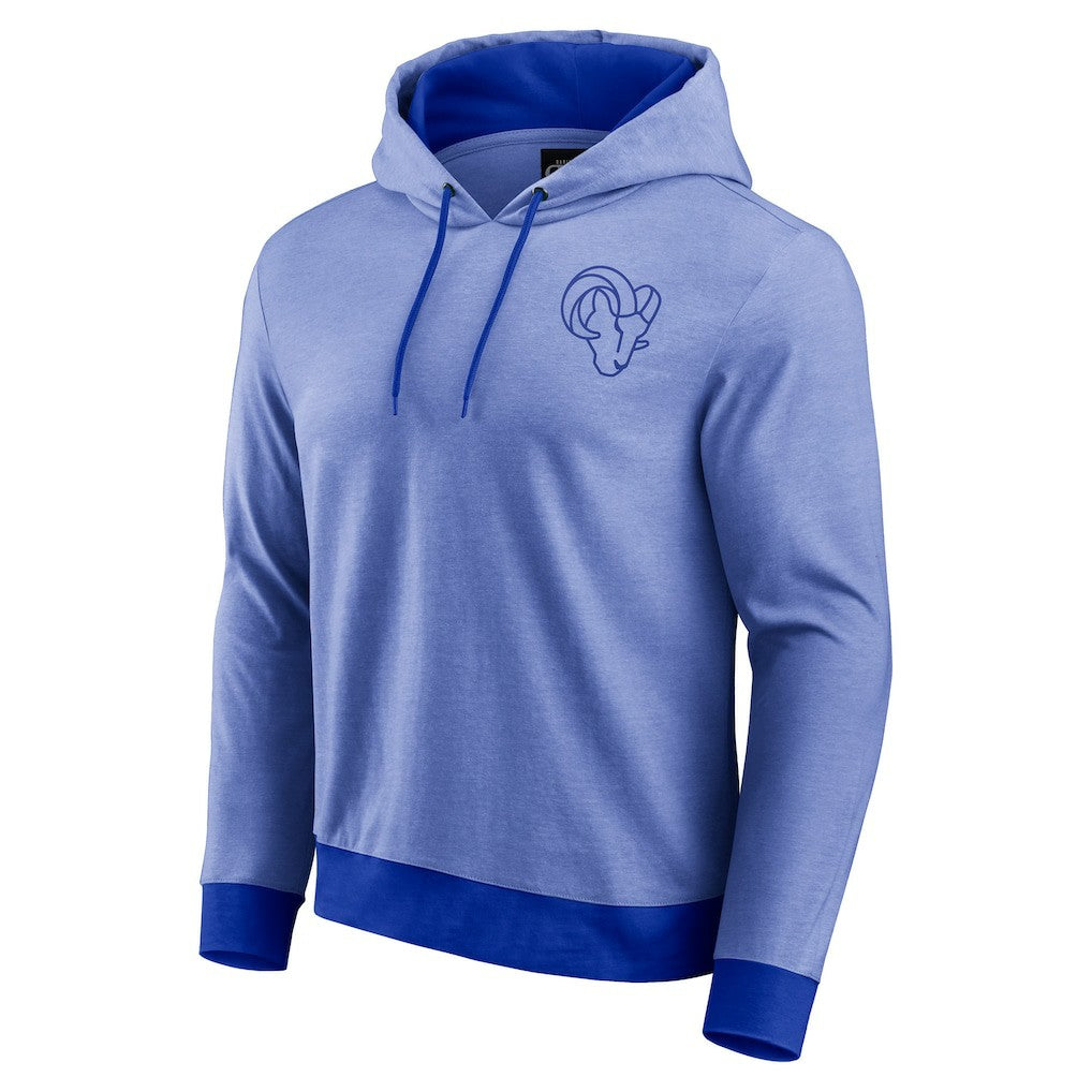 Los Angeles Rams Fanatics Darius Rucker Collection Tonal Knit Pullover Hoodie