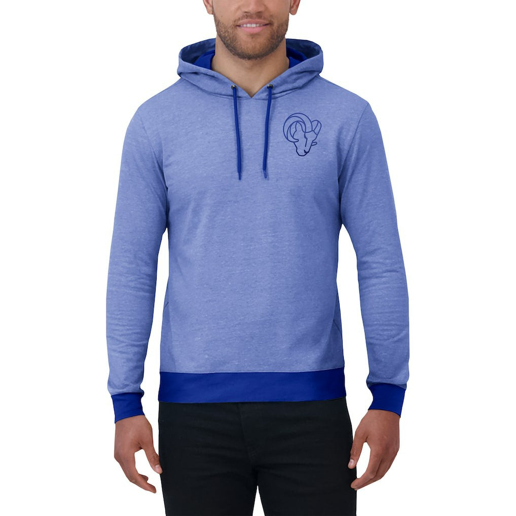 Los Angeles Rams Fanatics Darius Rucker Collection Tonal Knit Pullover Hoodie