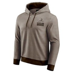 Cleveland Browns Fanatics Darius Rucker Collection Tonal Knit Pullover Hoodie