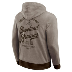 Cleveland Browns Fanatics Darius Rucker Collection Tonal Knit Pullover Hoodie