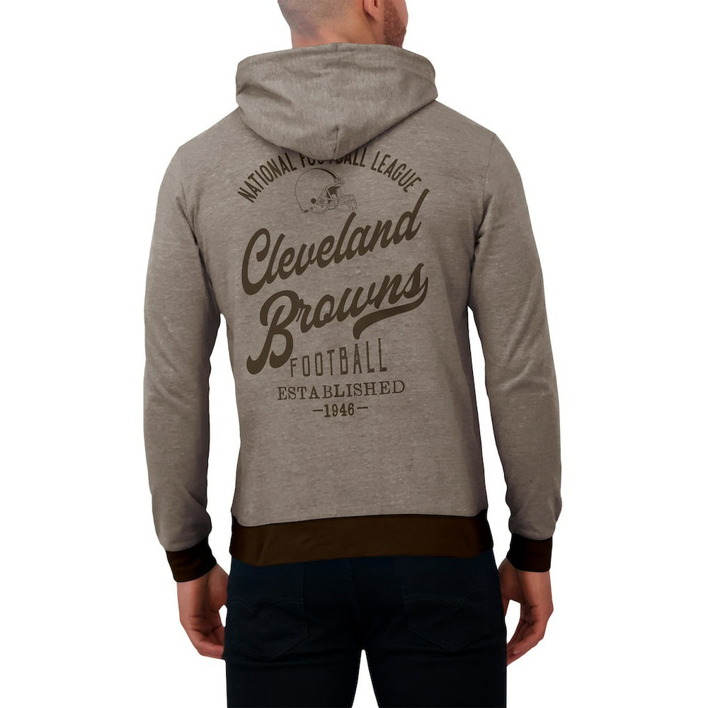 Cleveland Browns Fanatics Darius Rucker Collection Tonal Knit Pullover Hoodie