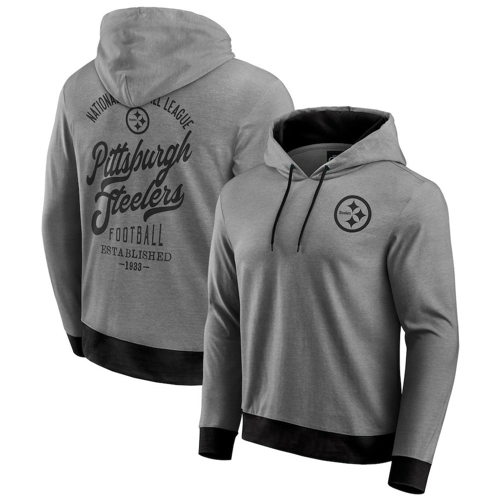 Pittsburgh Steelers Fanatics Darius Rucker Collection Tonal Knit Pullover Hoodie
