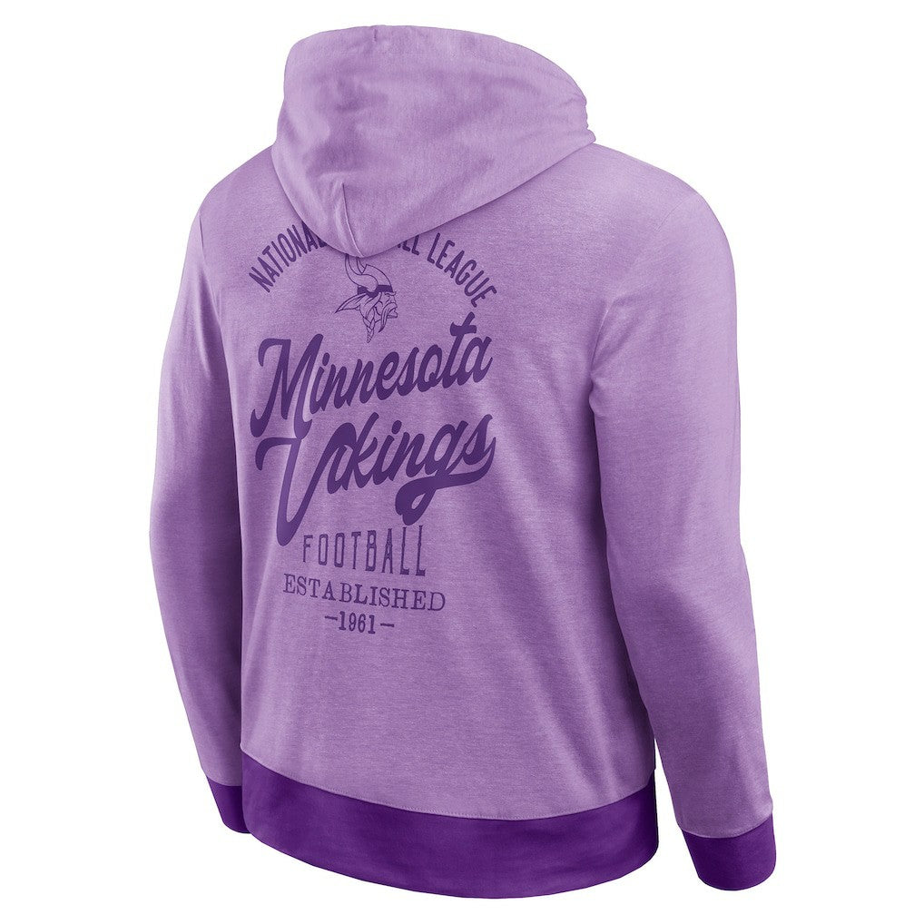 Minnesota Vikings Fanatics Darius Rucker Collection Tonal Knit Pullover Hoodie