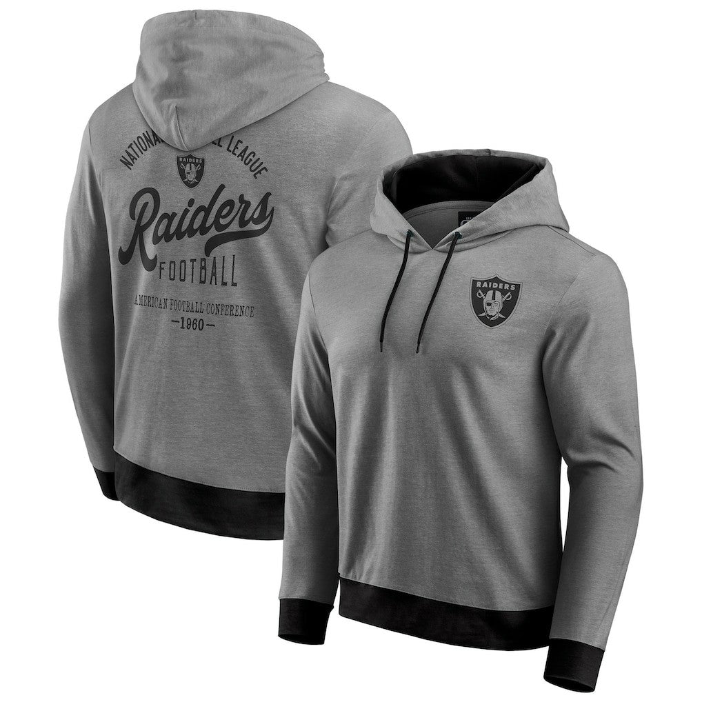 Las Vegas Raiders Fanatics Darius Rucker Collection Tonal Knit Pullover Hoodie