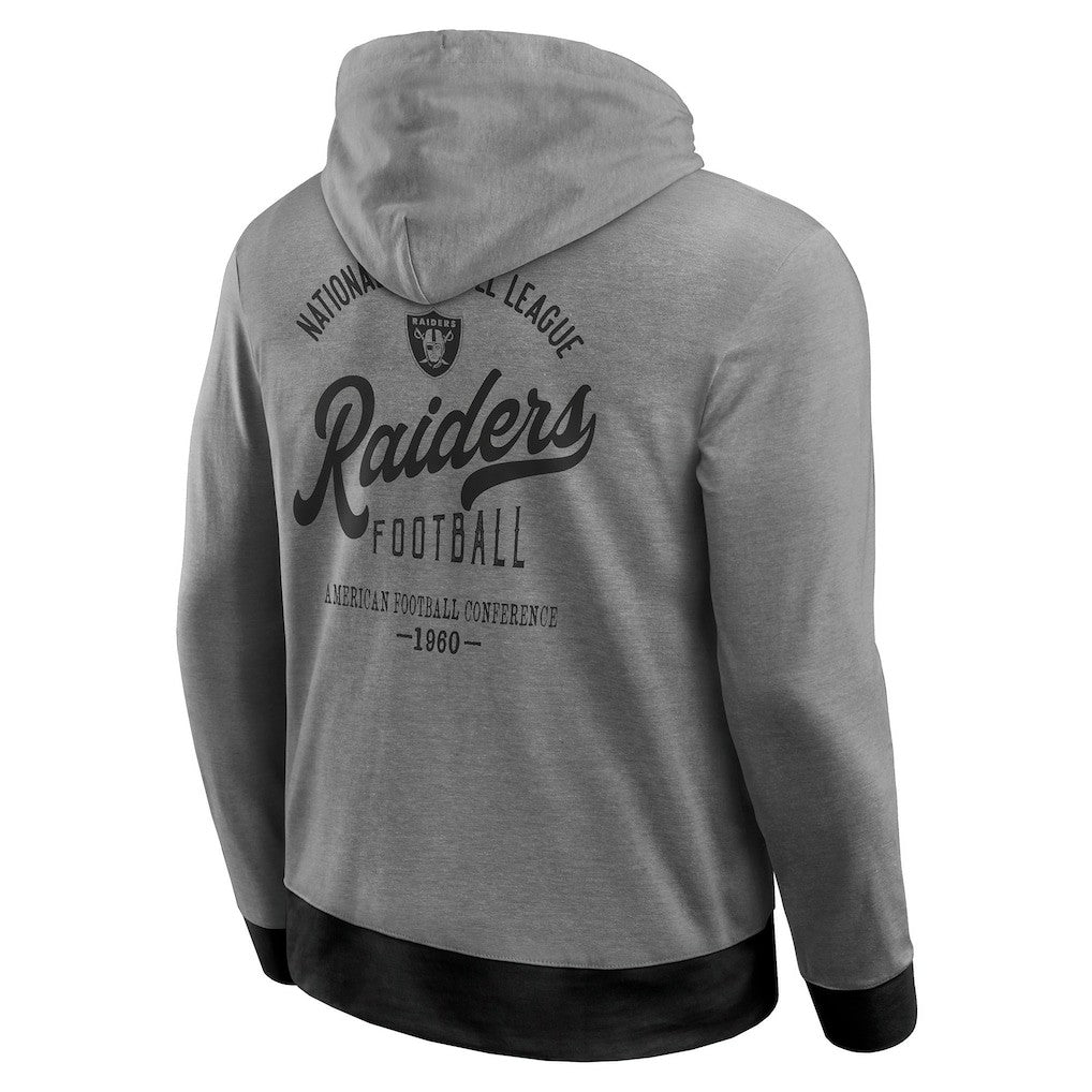 Las Vegas Raiders Fanatics Darius Rucker Collection Tonal Knit Pullover Hoodie