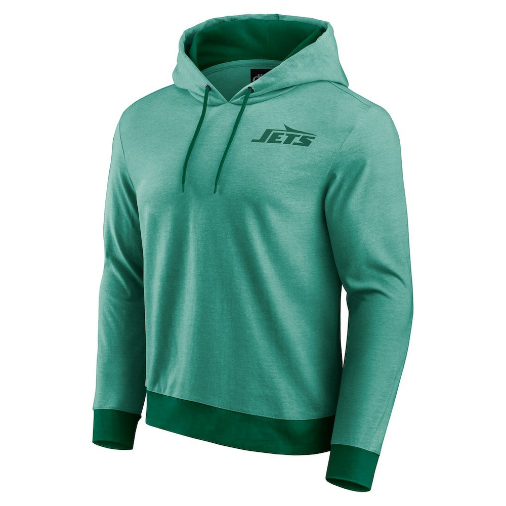 New York Jets Fanatics Darius Rucker Collection Tonal Knit Pullover Hoodie