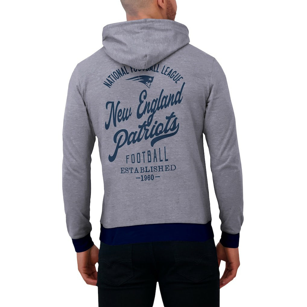 New England Patriots Fanatics Darius Rucker Collection Tonal Knit Pullover Hoodie