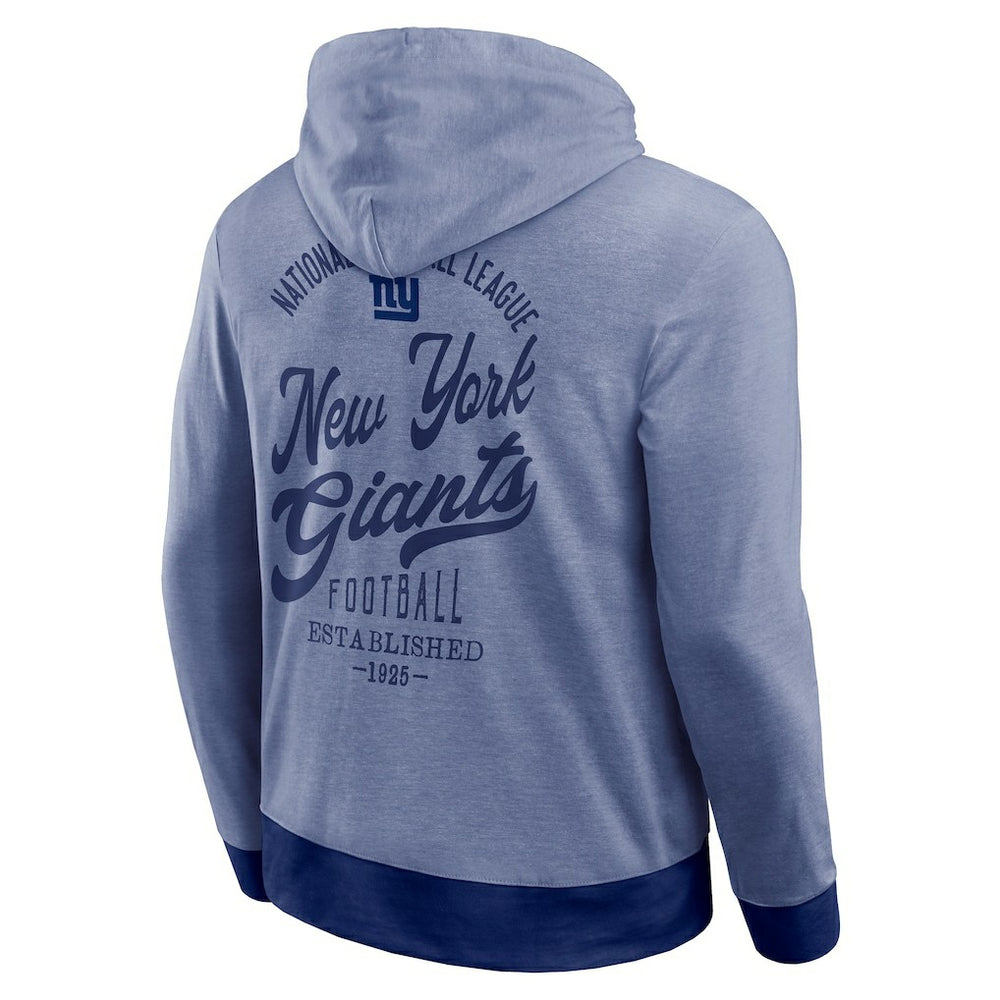 New York Giants Fanatics Darius Rucker Collection Tonal Knit Pullover Hoodie