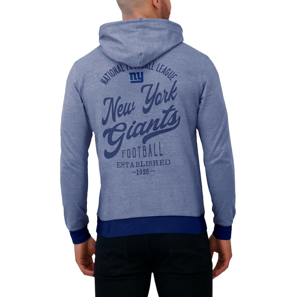 New York Giants Fanatics Darius Rucker Collection Tonal Knit Pullover Hoodie