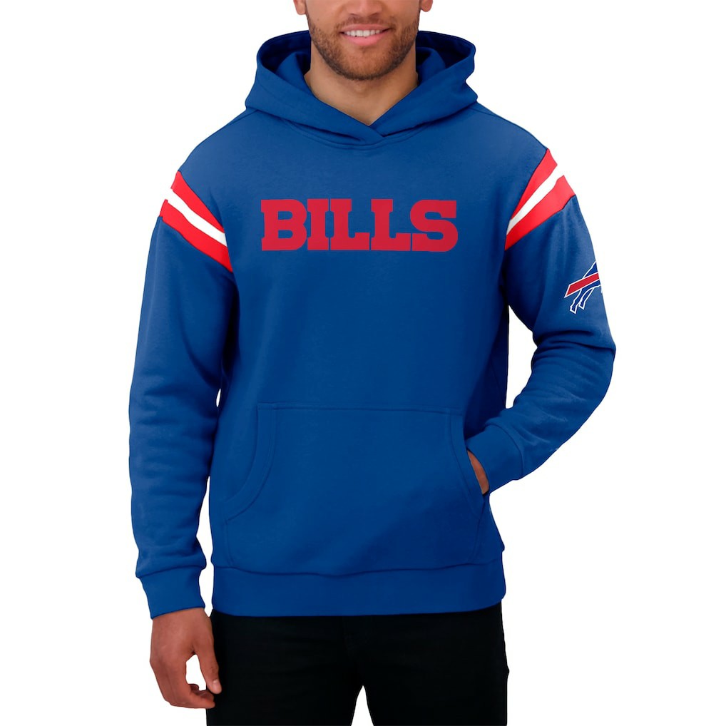 Buffalo Bills Fanatics Darius Rucker Collection Football Washed Pullover Hoodie