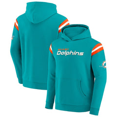 Miami Dolphins Fanatics Darius Rucker Collection Football Washed Pullover Hoodie