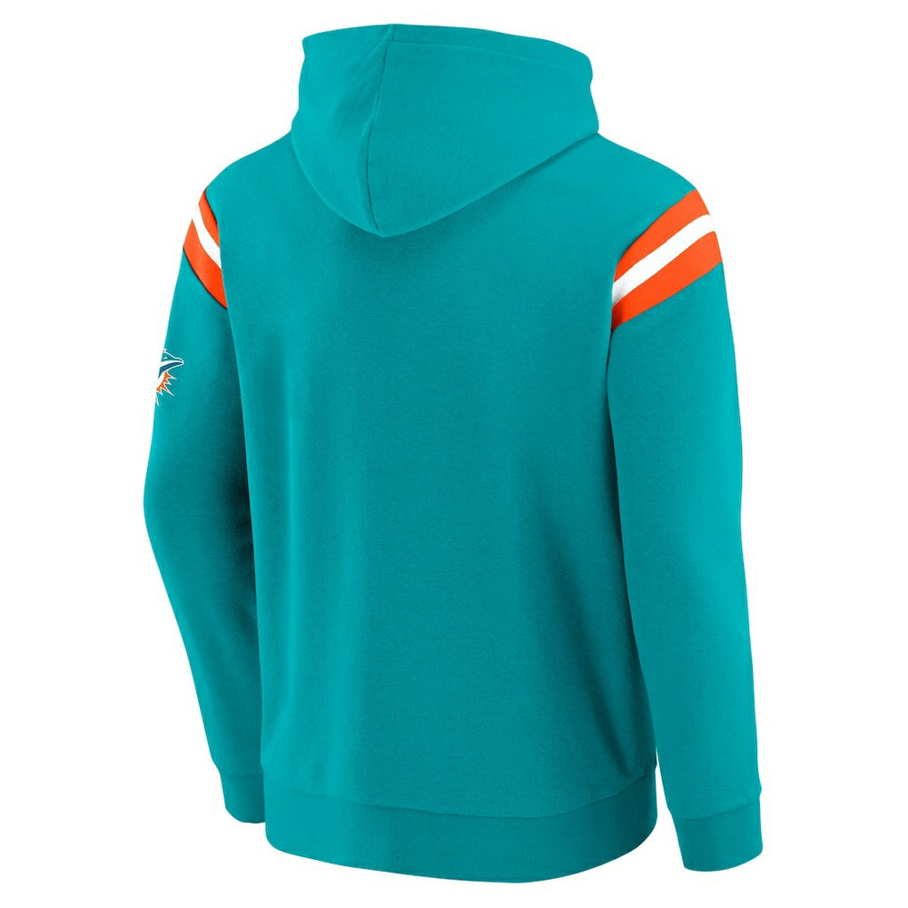 Miami Dolphins Fanatics Darius Rucker Collection Football Washed Pullover Hoodie