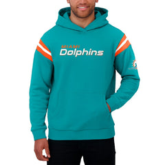 Miami Dolphins Fanatics Darius Rucker Collection Football Washed Pullover Hoodie