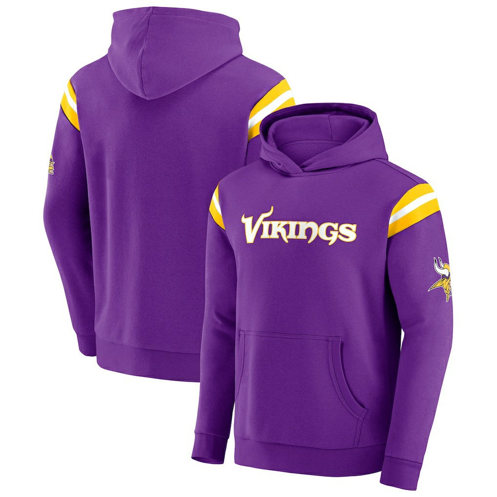 Minnesota Vikings Fanatics Darius Rucker Collection Football Washed Pullover Hoodie