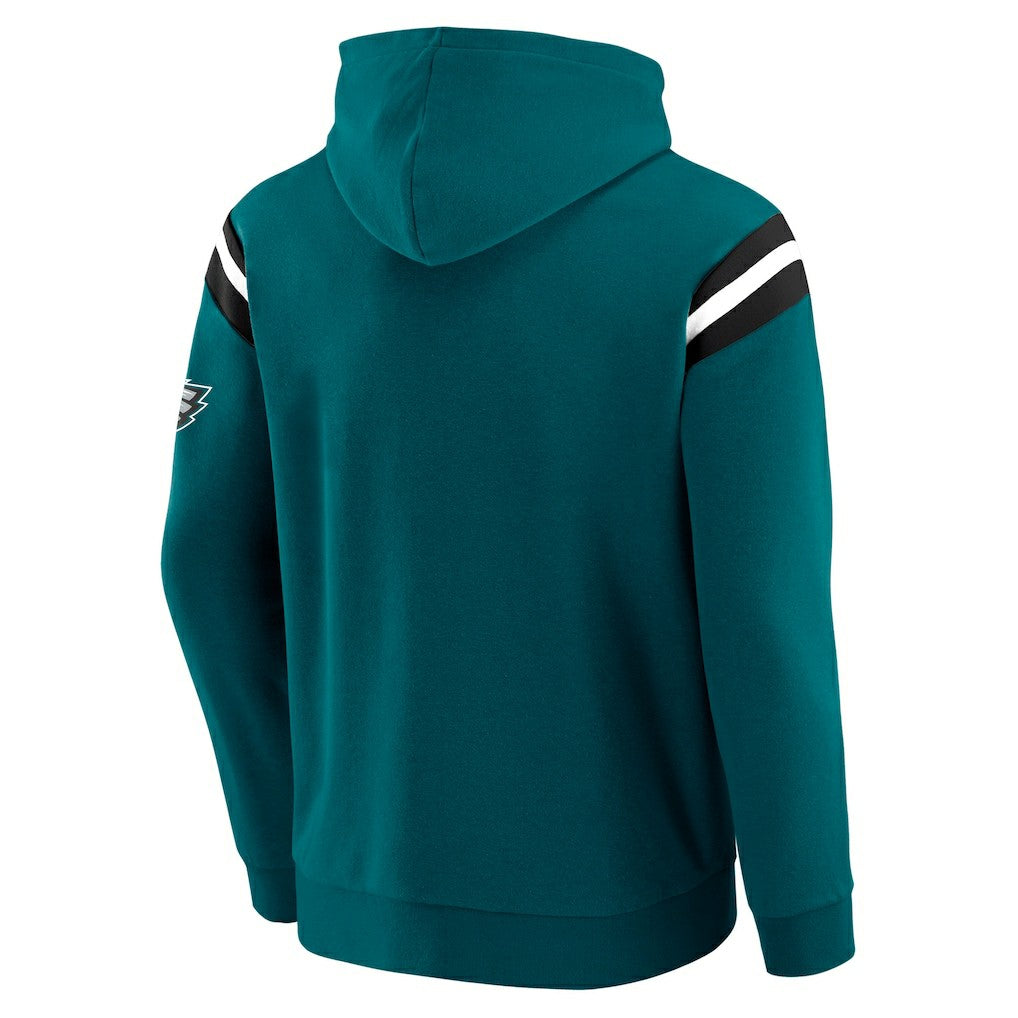 Philadelphia Eagles Fanatics Darius Rucker Collection Football Washed Pullover Hoodie