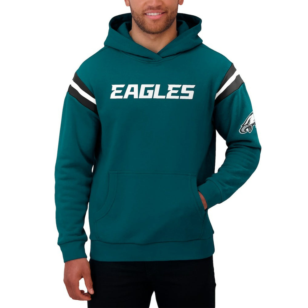 Philadelphia Eagles Fanatics Darius Rucker Collection Football Washed Pullover Hoodie
