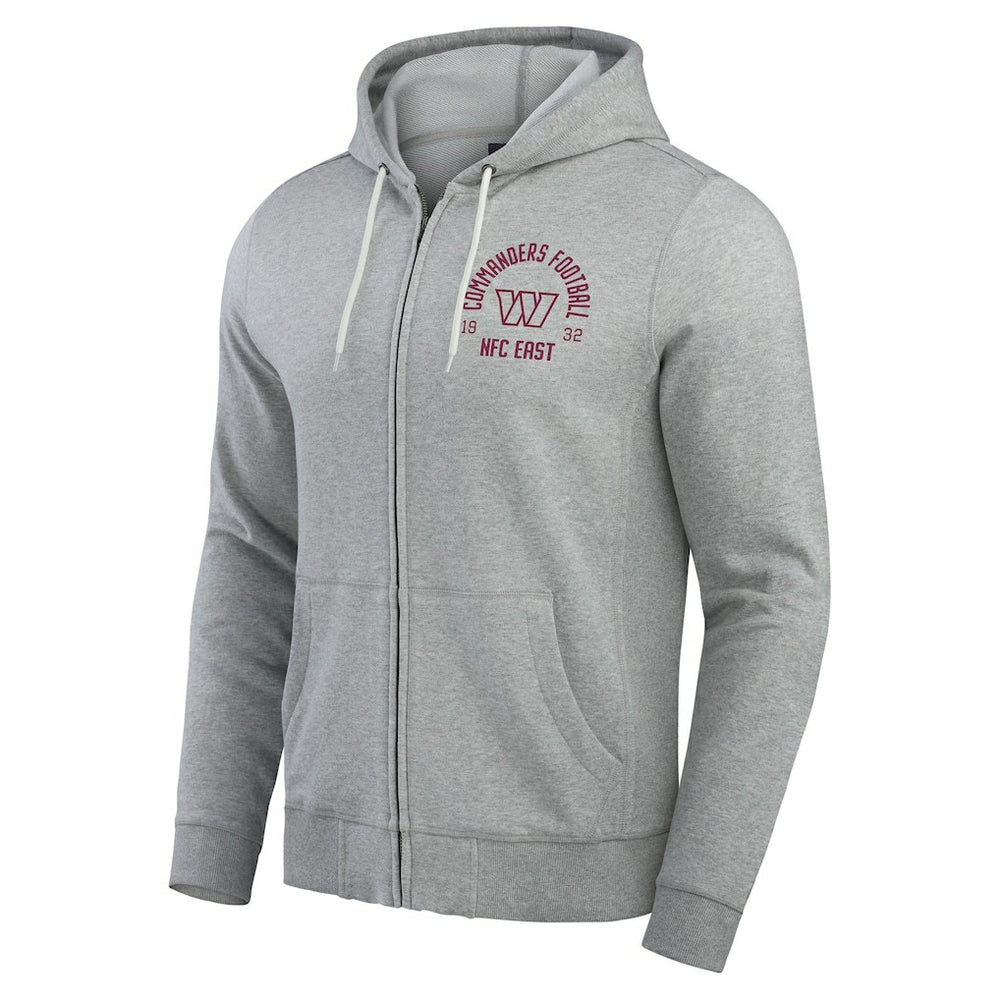 Washington Commanders Fanatics Darius Rucker Collection Vintage Stripe Full-Zip Hoodie