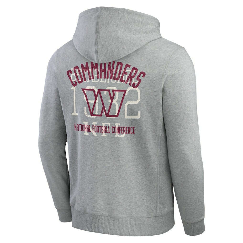 Washington Commanders Fanatics Darius Rucker Collection Vintage Stripe Full-Zip Hoodie