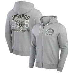 Jacksonville Jaguars Fanatics Darius Rucker Collection Vintage Stripe Full-Zip Hoodie