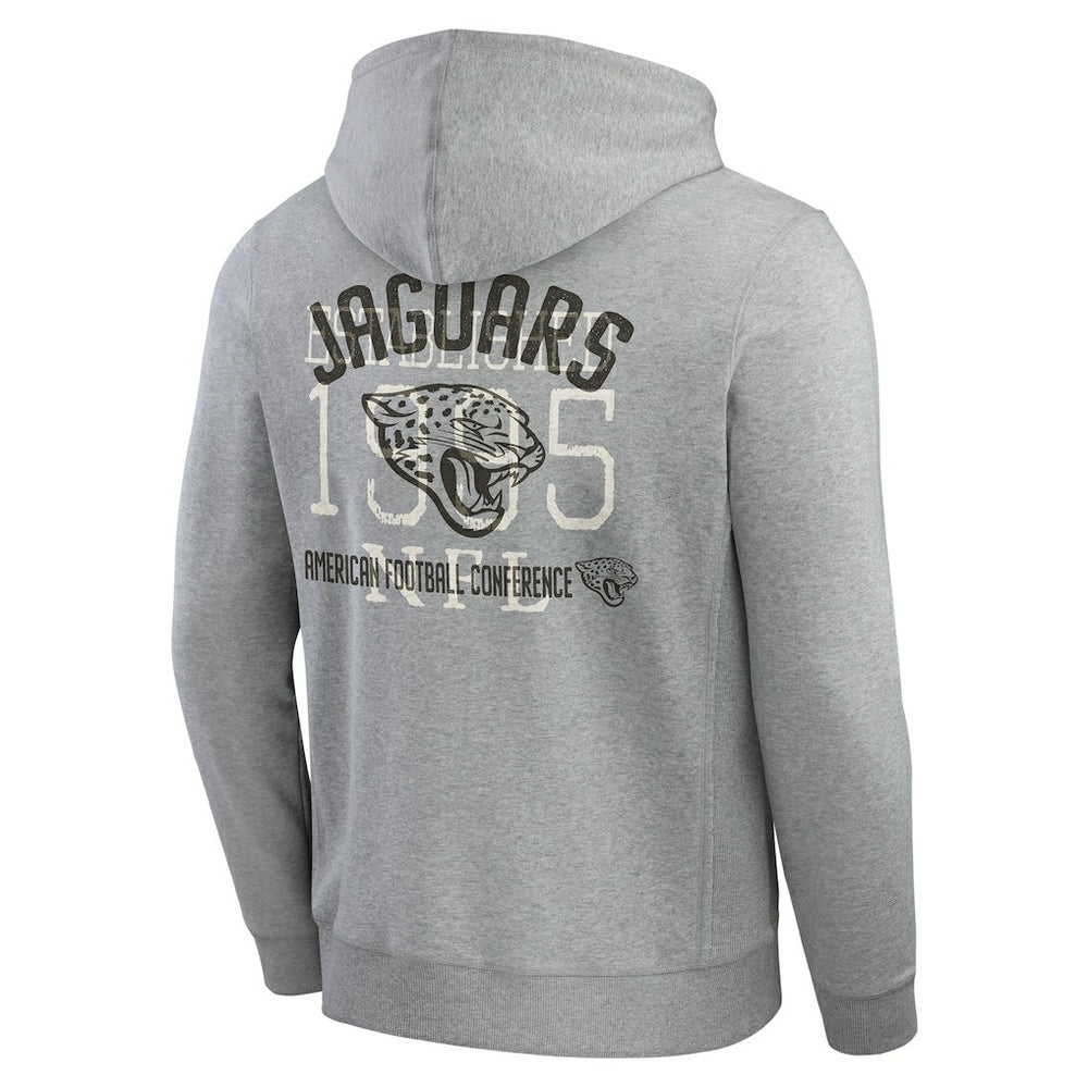 Jacksonville Jaguars Fanatics Darius Rucker Collection Vintage Stripe Full-Zip Hoodie