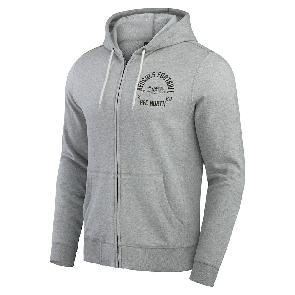 Cincinnati Bengals Fanatics Darius Rucker Collection Vintage Stripe Full-Zip Hoodie