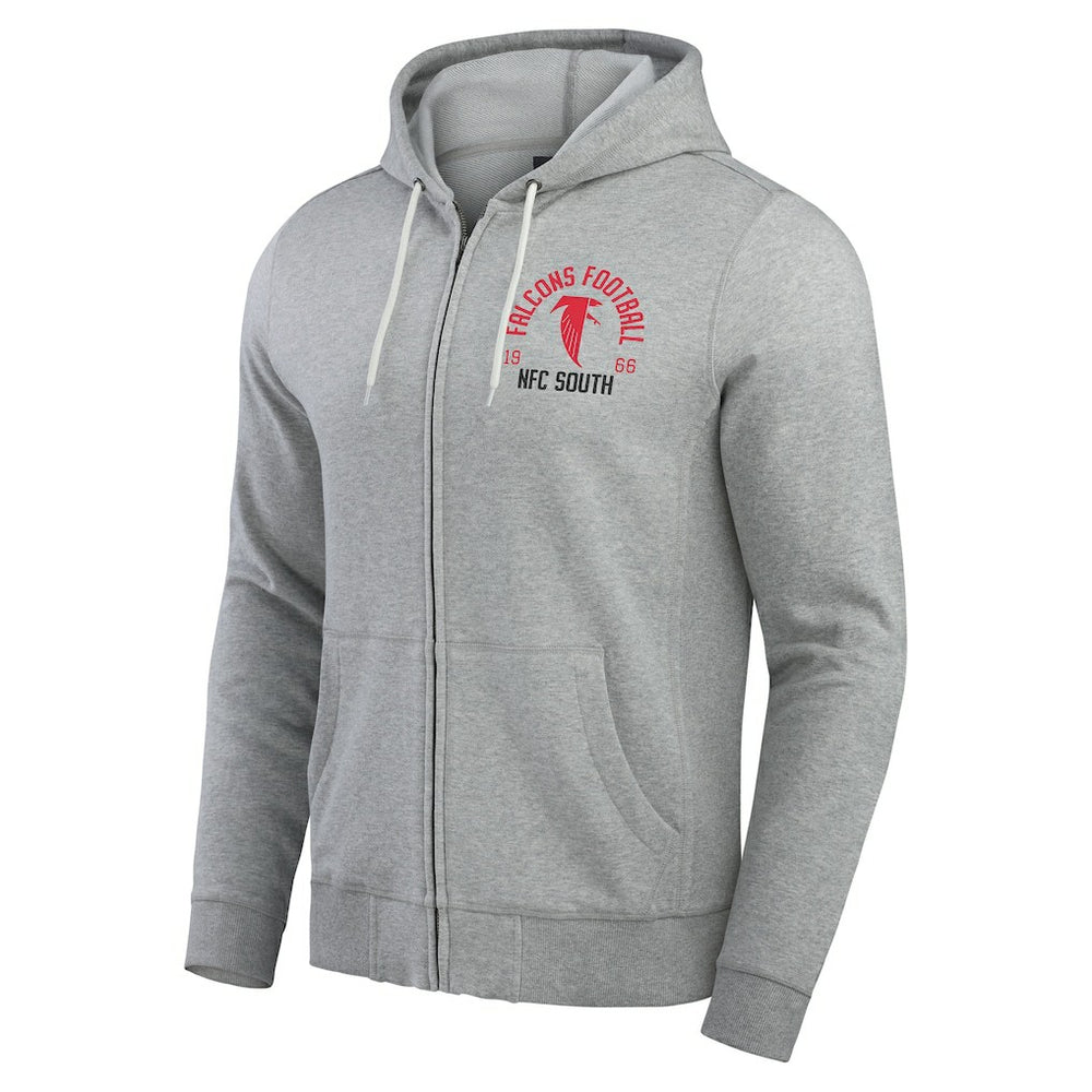 Atlanta Falcons  Darius Rucker Collection Vintage Stripe Full-Zip Hoodie