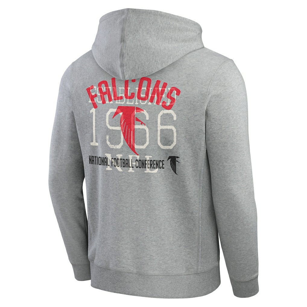 Atlanta Falcons  Darius Rucker Collection Vintage Stripe Full-Zip Hoodie