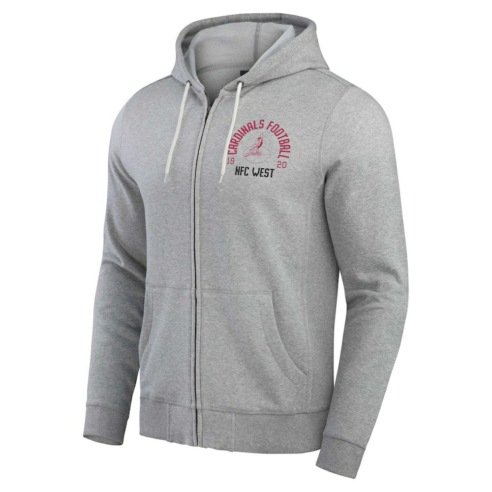 Arizona Cardinals Fanatics Darius Rucker Collection Vintage Stripe Full-Zip Hoodie