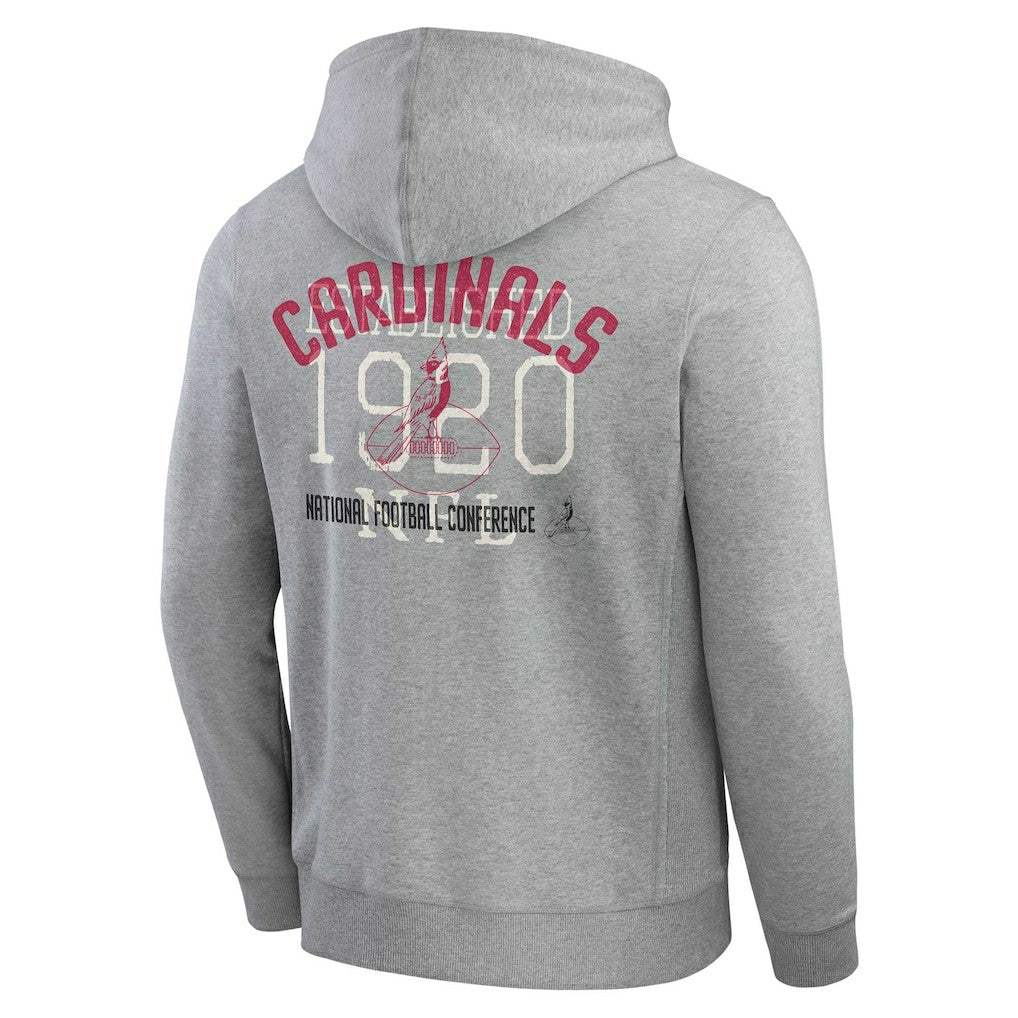 Arizona Cardinals Fanatics Darius Rucker Collection Vintage Stripe Full-Zip Hoodie