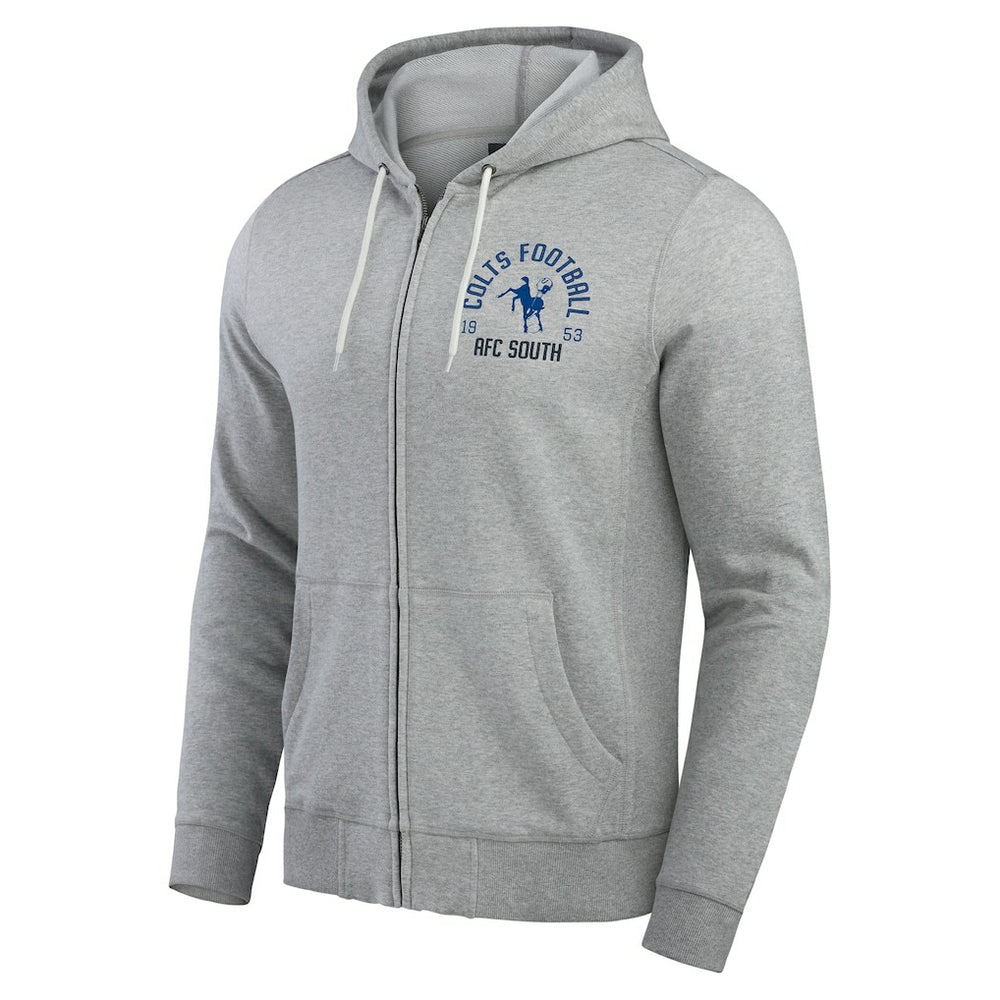 Indianapolis Colts Fanatics Darius Rucker Collection Vintage Stripe Full-Zip Hoodie