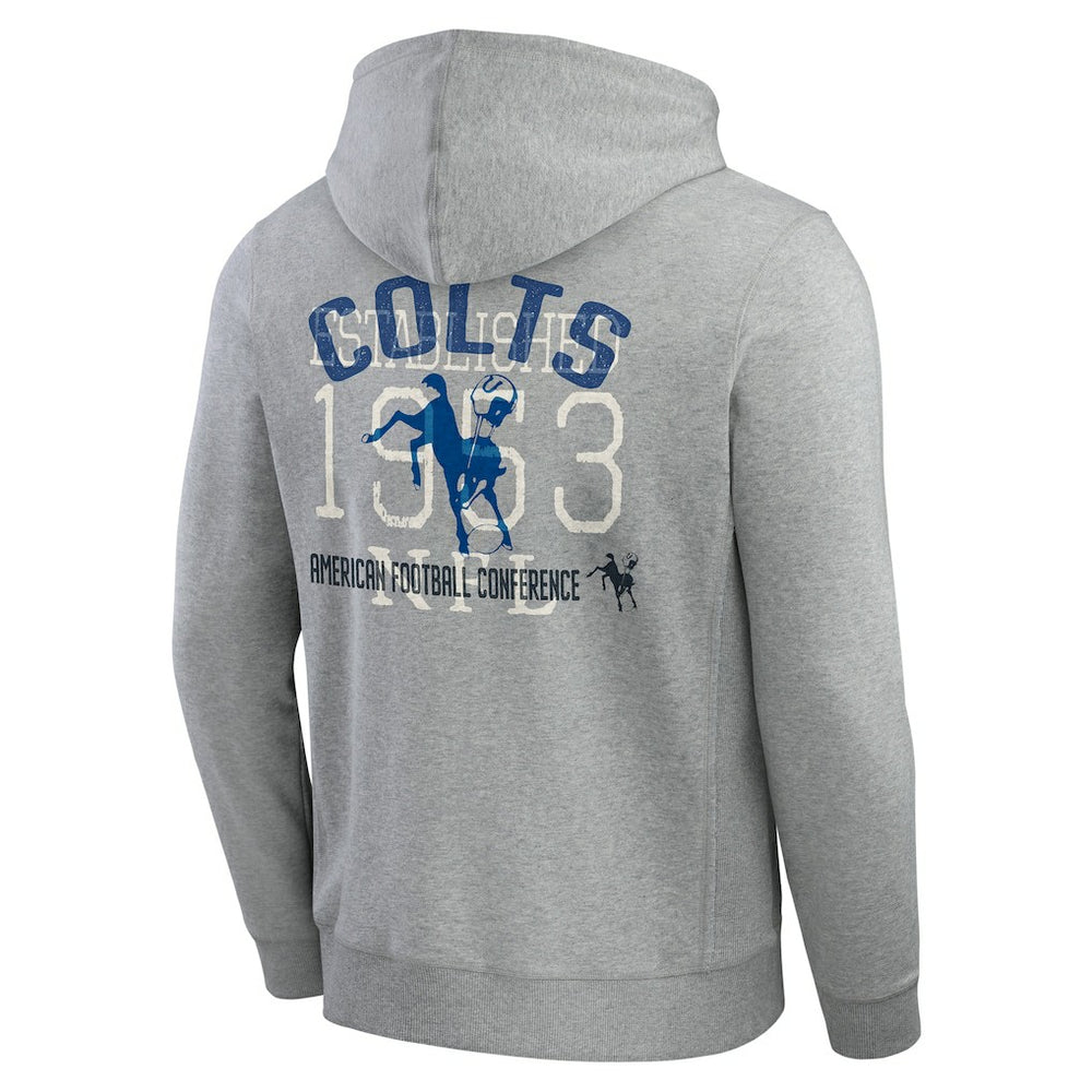 Indianapolis Colts Fanatics Darius Rucker Collection Vintage Stripe Full-Zip Hoodie