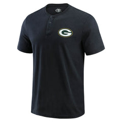 Green Bay Packers Fanatics Darius Rucker Collection Washed Henley T-Shirt
