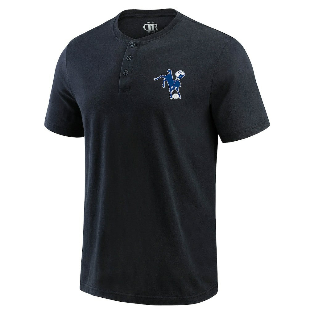 Indianapolis Colts Fanatics Darius Rucker Collection Washed Henley T-Shirt
