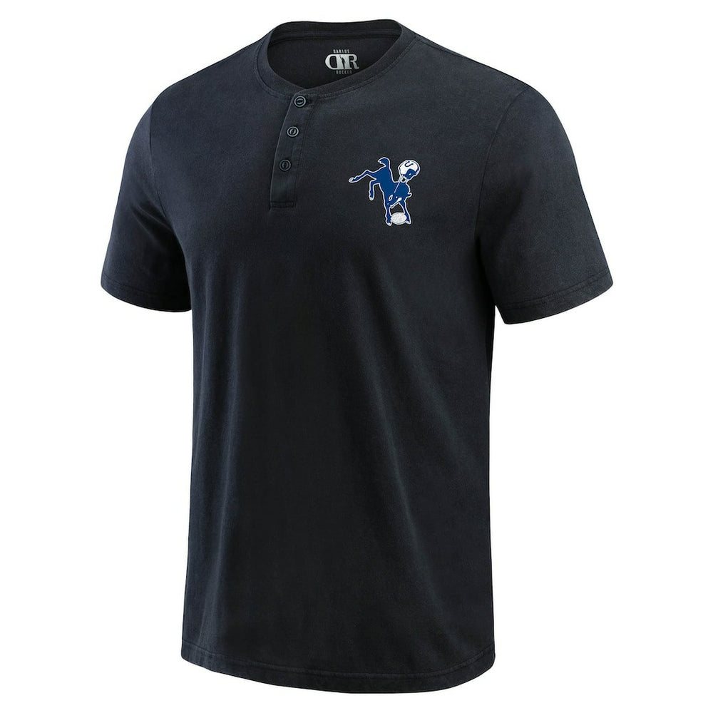 Indianapolis Colts Fanatics Darius Rucker Collection Washed Henley T-Shirt