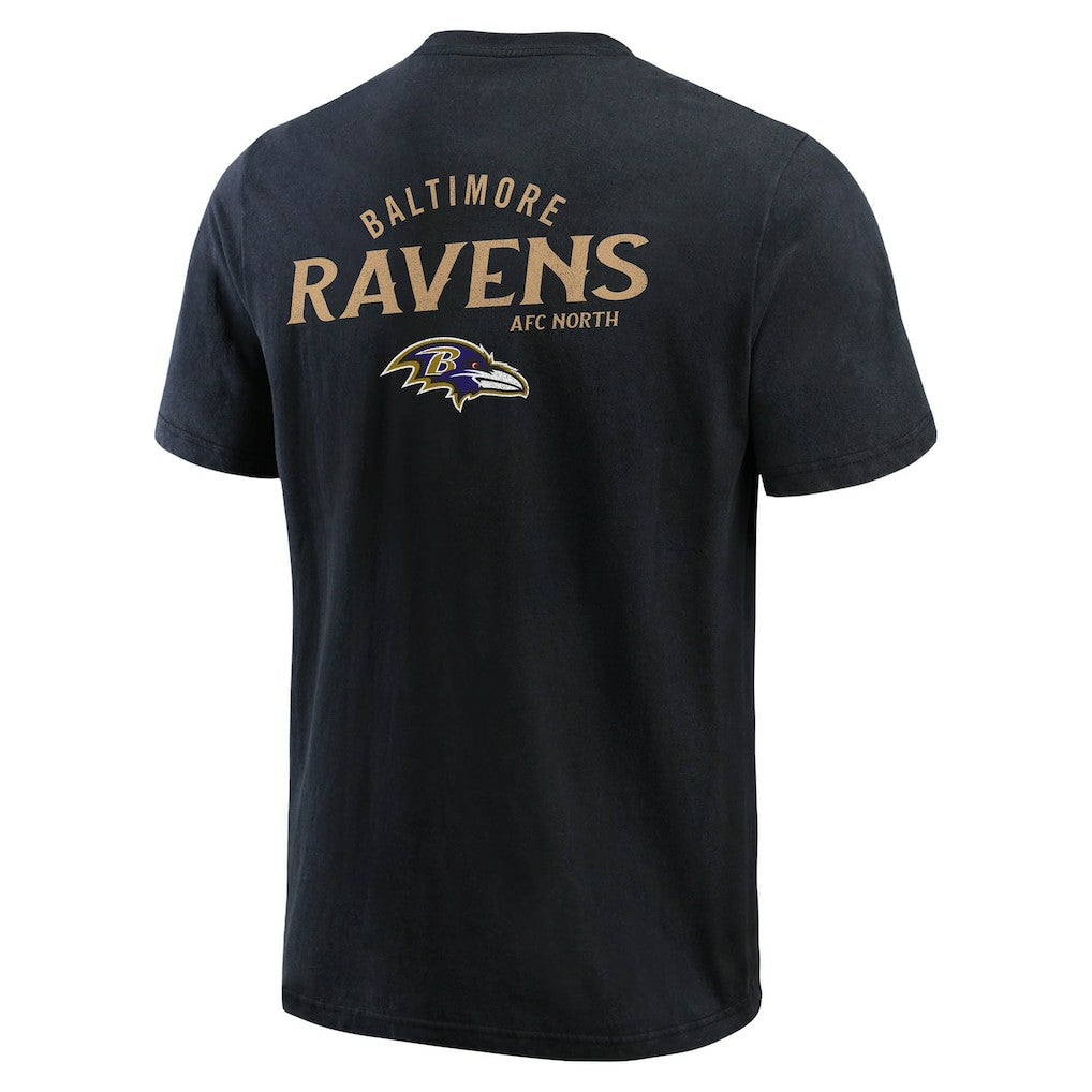 Baltimore Ravens Fanatics Darius Rucker Collection Washed Henley T-Shirt