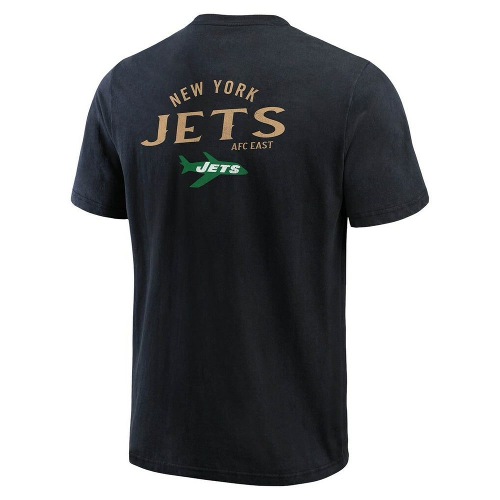 New York Jets Fanatics Darius Rucker Collection Washed Henley T-Shirt