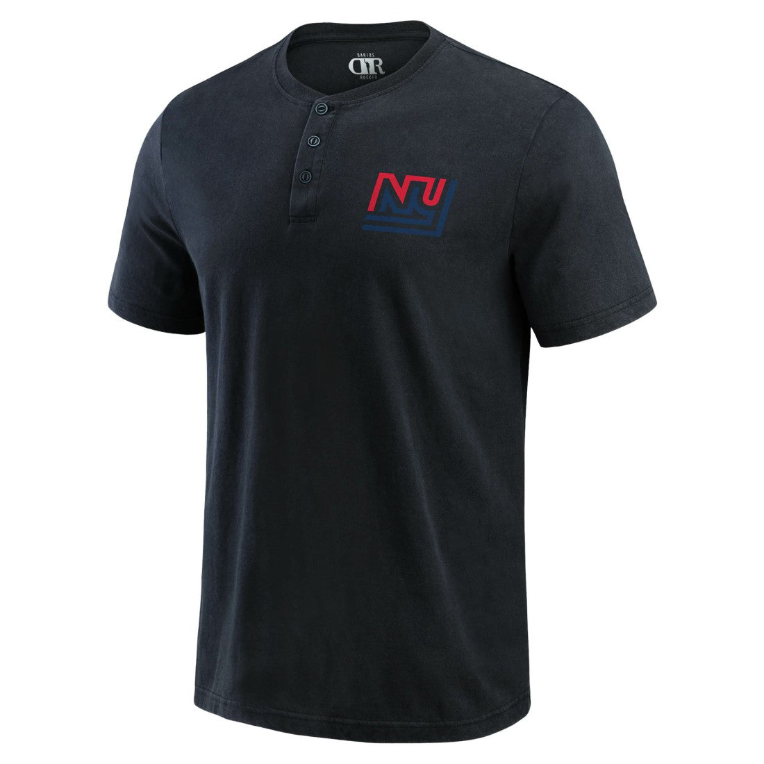 New York Giants Fanatics Darius Rucker Collection Washed Henley T-Shirt