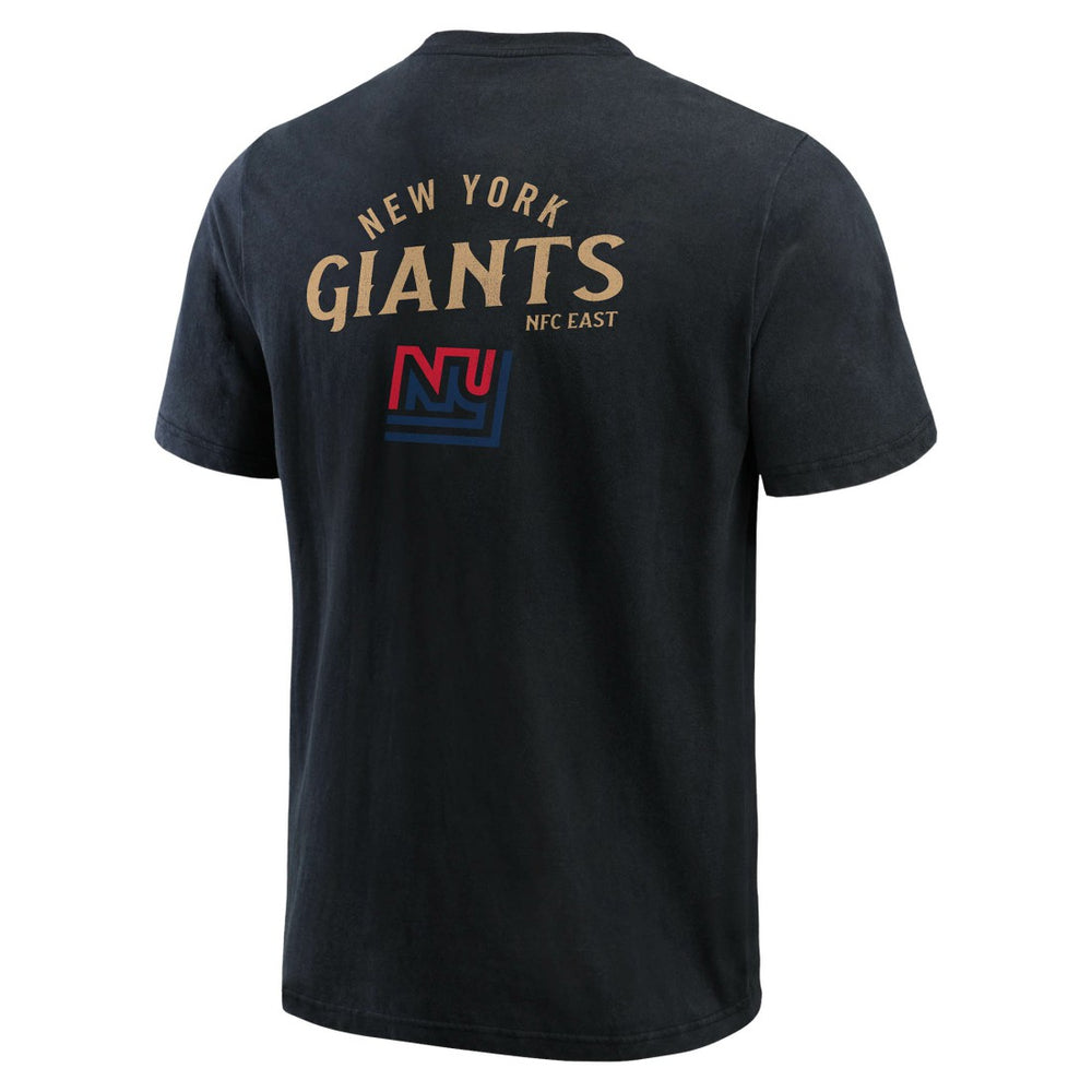 New York Giants Fanatics Darius Rucker Collection Washed Henley T-Shirt